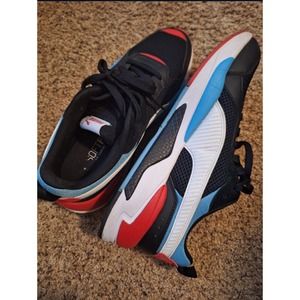 Puma X Ray Color Block Men's Size 11 Black White Red Blue 373582-01